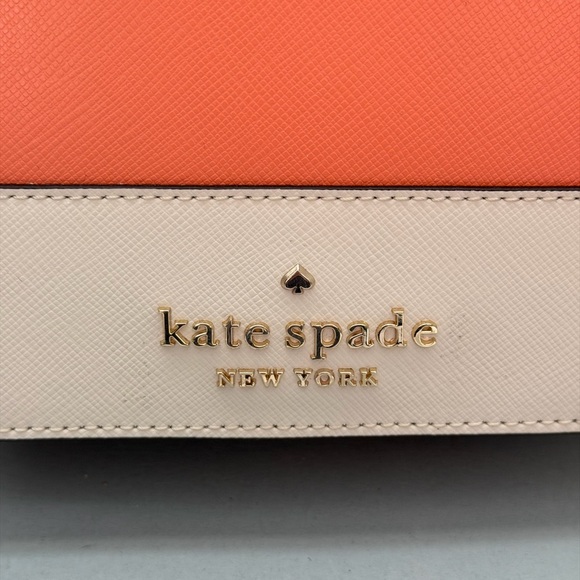 Kate Spade Orange and Cream Crossbody Bag - Picture 2 of 12